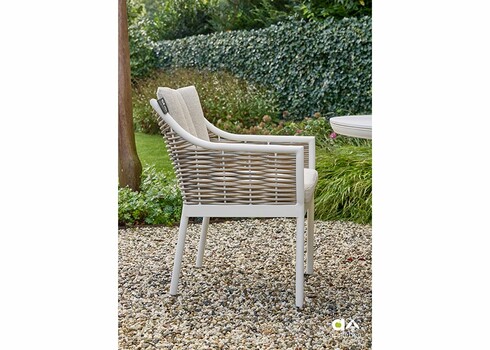 Aiamööbli komplekt Apple Bee MILOU tiik / helebeež, 6 tooli + laud