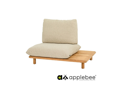 Tugitool vasak Apple Bee SLING pruun / beež, 108x77xH68 cm