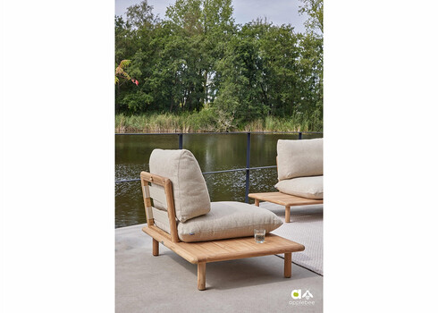 Tugitool parem Apple Bee SLING pruun / beež, 108x77xH68 cm