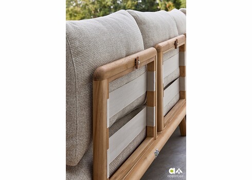 Diivan vasak Apple Bee SLING pruun / beež, 175x85xH68 cm