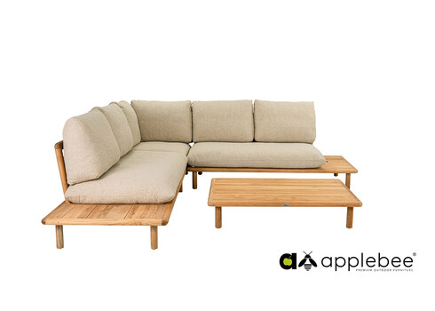 Diivan vasak Apple Bee SLING pruun / beež, 175x85xH68 cm