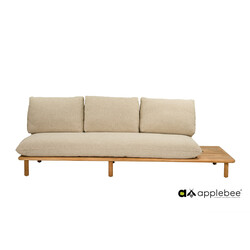 Diivan vasak Apple Bee SLING pruun / beež, 242x85xH68 cm