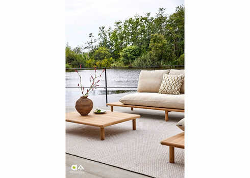 Diivan parem Apple Bee SLING pruun / beež, 242x85xH68 cm