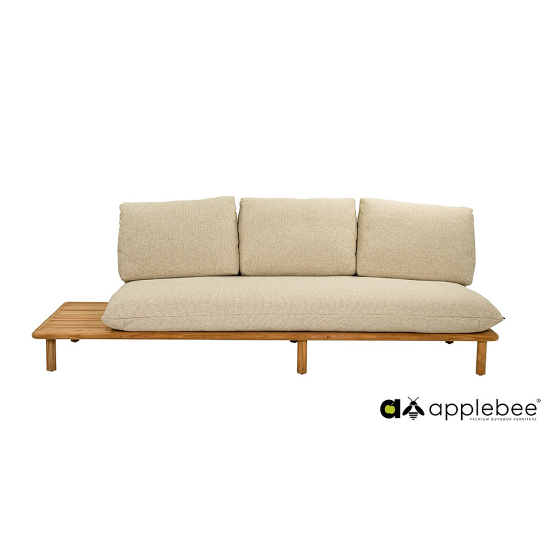 Diivan parem Apple Bee SLING pruun / beež, 242x85xH68 cm