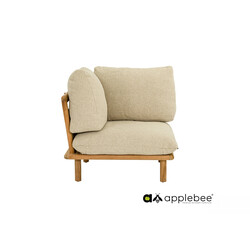 Diivan nurk Apple Bee SLING pruun / beež, 85x85xH68 cm