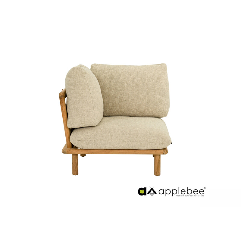 Diivan nurk Apple Bee SLING pruun / beež, 85x85xH68 cm