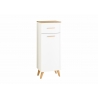 Alumine vannitoakapp 383 mattvalge / tamm, 45x32,5xH104 cm