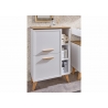 Alumine vannitoakapp 383 mattvalge / tamm, 60x32,5xH77 cm