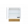 Peegelkapp 25-I mattvalge / tamm, 60x21,4xH72 cm