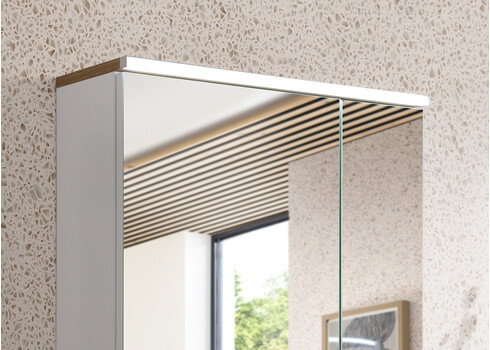 Peegelkapp 25-I mattvalge / tamm, 60x21,4xH72 cm