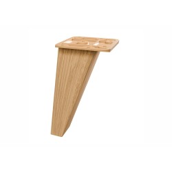 Jalad vannitoakapile tamm, H10 cm, 4 tk