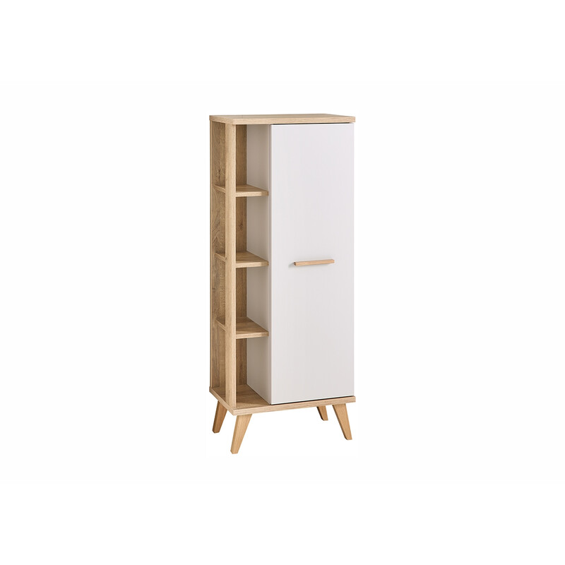 Vannitoakapp 966 hallikasbeež / tamm, 50,5x33xH128 cm