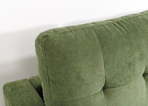 Nurgadiivan STOCKHOLM roheline, 220x85xH90 cm