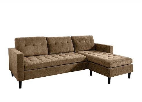 Nurgadiivan STOCKHOLM pruun, 220x85xH90 cm