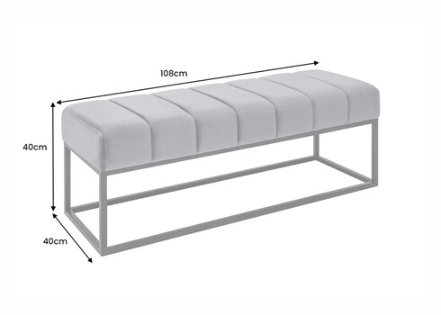 Pink PETIT BEAUTE mündiroheline, 108x40x40 cm