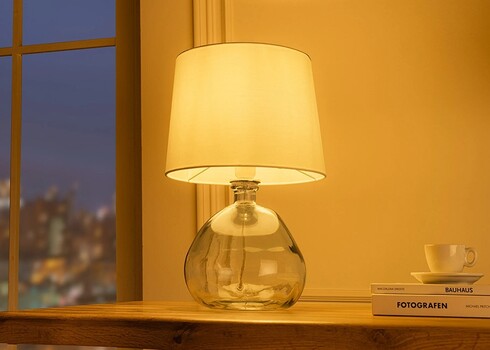 Lauavalgusti CLASSIC valge, 28x28xH42 cm, E27