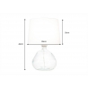 Lauavalgusti CLASSIC valge, 28x28xH42 cm, E27