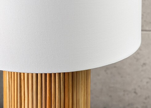 Lauavalgusti GATSBY pruun / valge, 30x30xH49 cm, E27