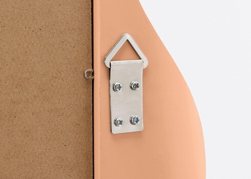 Peegel CURVY aprikoos, 70x5xH160 cm