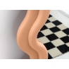 Peegel CURVY aprikoos, 70x5xH160 cm