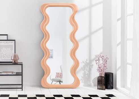 Peegel CURVY aprikoos, 70x5xH160 cm