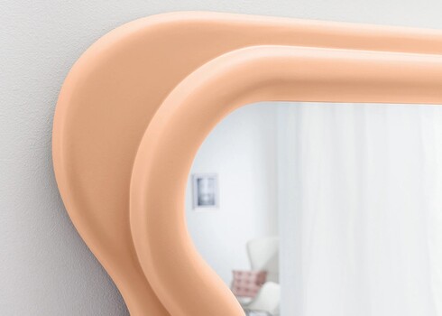 Peegel CURVY aprikoos, 70x5xH160 cm
