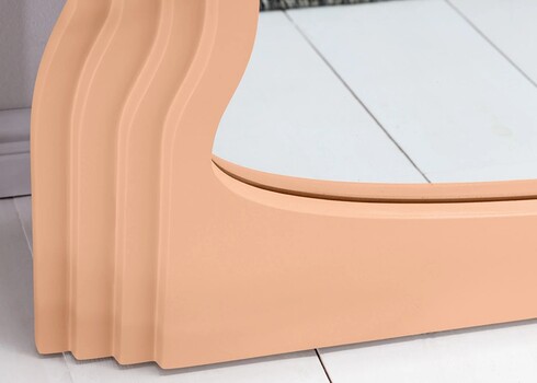 Peegel WAVE aprikoos, 80x4xH160 cm
