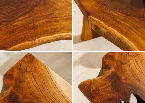 Diivanilaud ROOT tiikpuu, 100x36xH40 cm