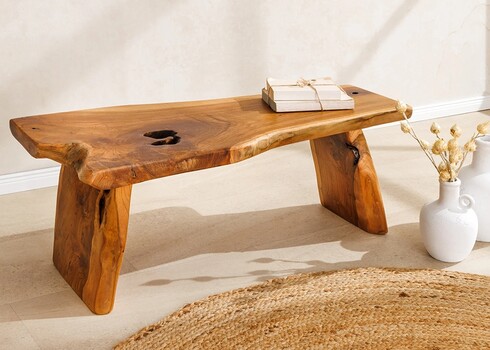 Diivanilaud ROOT tiikpuu, 100x36xH40 cm