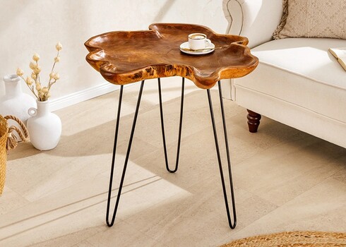 Abilaud WILD tiikpuu, 62x62xH65 cm