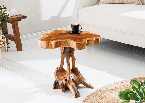 Diivanilaud ROOT tiigipuu, 43x38xH40 cm