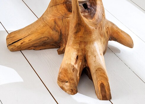 Diivanilaud ROOT tiikpuu, 42x42xH70 cm