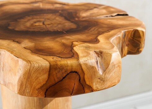 Diivanilaud ROOT tiikpuu, 42x42xH70 cm