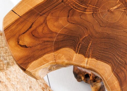 Diivanilaud ROOT tiikpuu, 42x42xH70 cm