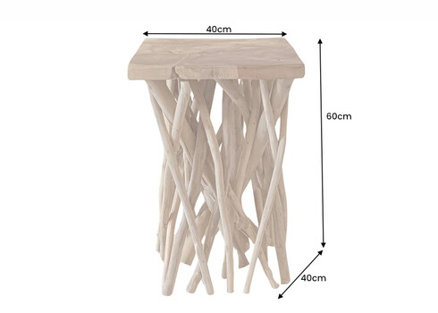 Abilaud DRIFTWOOD helepruun, 40x40xH60 cm
