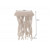 Abilaud DRIFTWOOD helepruun, 40x40xH60 cm