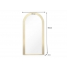 Peegel ART DECO kuldne, 80x4xH160 cm