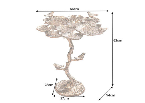 Abilaud BIRDS messing, 56x54xH62 cm