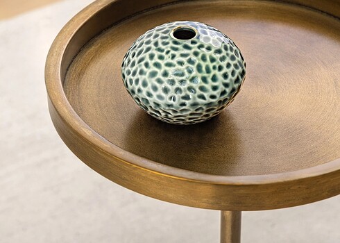 Abilaud TRAYFUL messing / roheline, 30x30xH56 cm