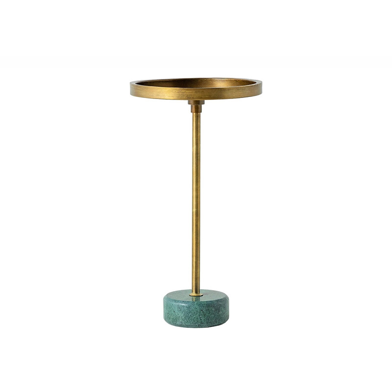 Abilaud TRAYFUL messing / roheline, 30x30xH56 cm