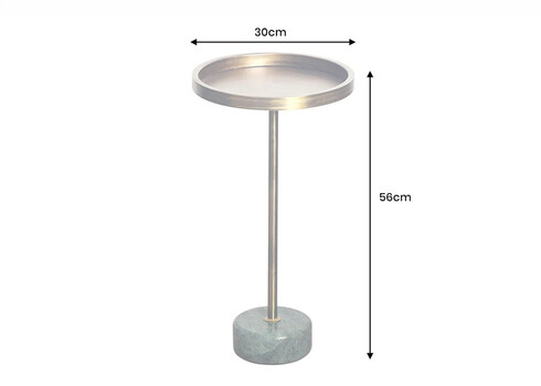 Abilaud TRAYFUL messing / roheline, 30x30xH56 cm