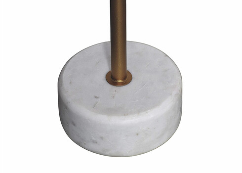 Abilaud TRAYFUL kuldne / valge, 30x30xH56 cm