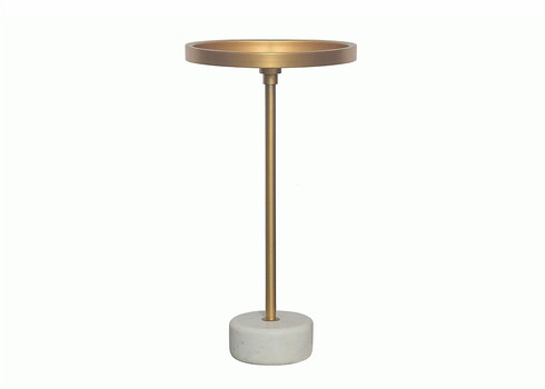 Abilaud TRAYFUL kuldne / valge, 30x30xH56 cm