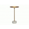 Abilaud TRAYFUL kuldne / valge, 30x30xH56 cm