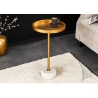 Abilaud TRAYFUL kuldne / valge, 30x30xH56 cm