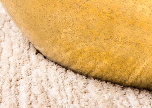 Diivanilaud STONE kuldne, 75x52xH34 cm