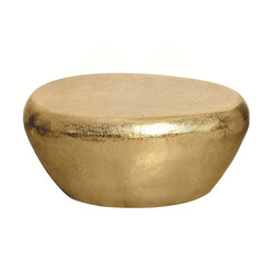 Diivanilaud STONE kuldne, 75x52xH34 cm
