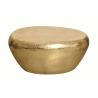 Diivanilaud STONE kuldne, 75x52xH34 cm