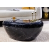 Diivanilaud STONE must marmor, 76x54xH35 cm