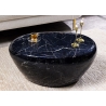 Diivanilaud STONE must marmor, 76x54xH35 cm